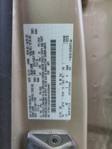1FMCU0GD4HUE69487 Ford ESCAPE SE
