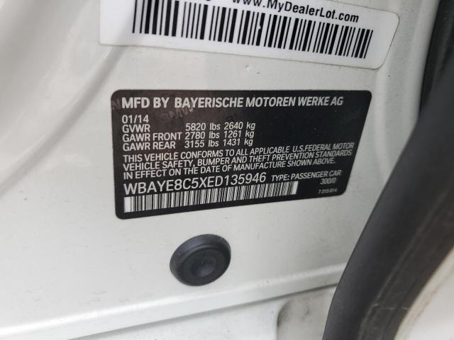 WBAYE8C5XED135946 BMW 750 LI