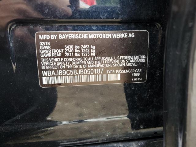 WBAJB9C58JB050187 BMW M550xi