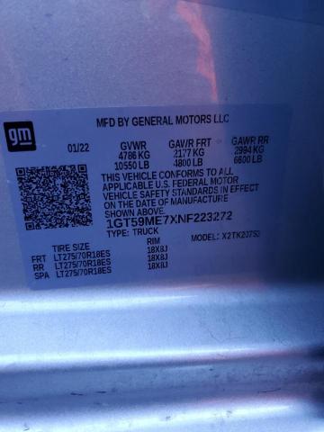 1GT59ME7XNF223272 GMC Sierra K2500 Sle