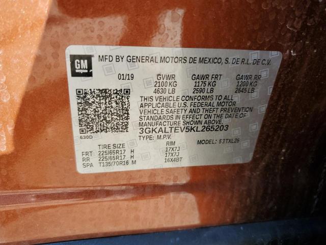 3GKALTEV5KL265203 GMC Terrain Sle