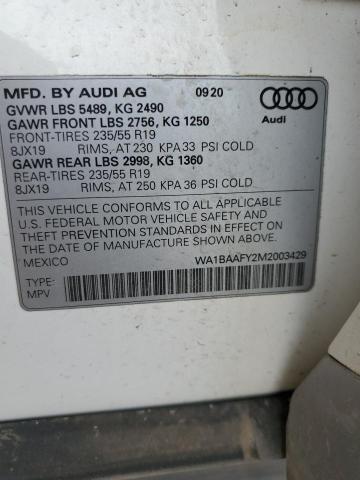 WA1BAAFY2M2003429 Audi Q5 Premium Plus