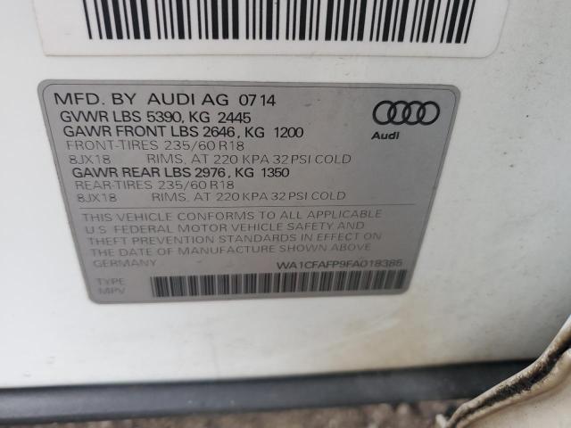 WA1CFAFP9FA018385 Audi Q5 PREMIUM