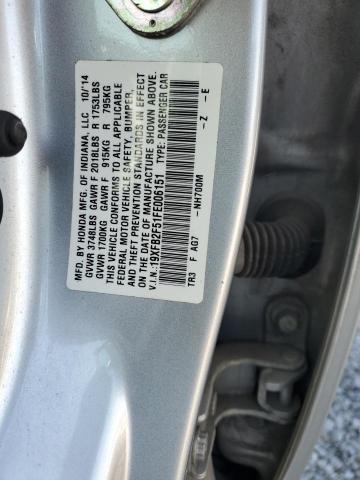 19XFB2F51FE006151 Honda Civic Lx