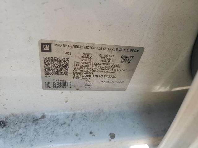 3GTU2NEC8JG372730 GMC Sierra K1500 Slt
