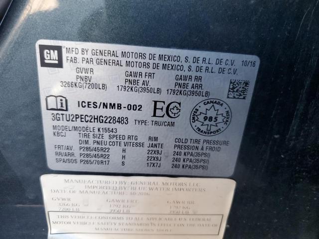 3GTU2PEC2HG228483 GMC Sierra K1500 Denali