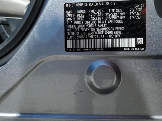 3CZRU5H78MM728544 Honda Hr-v Exl