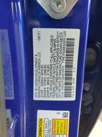 1HGCV1F34MA100576 Honda Accord Sport
