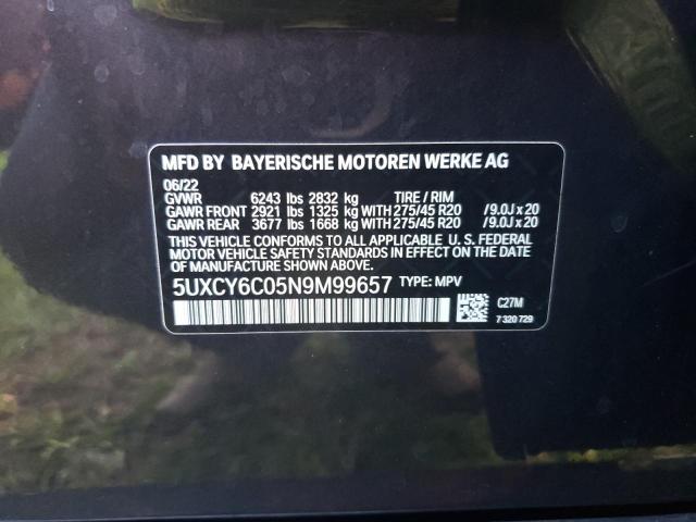 5UXCY6C05N9M99657 BMW X6 Xdrive40i