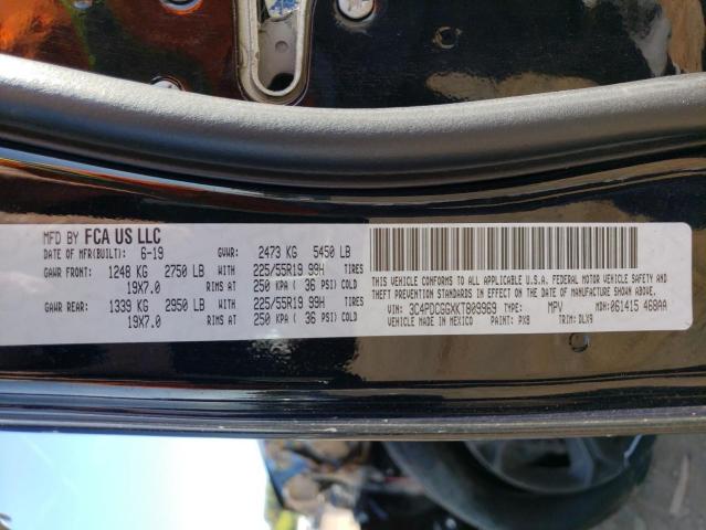 3C4PDCGGXKT809969 Dodge Journey Crossroad