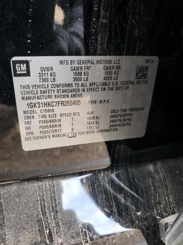 1GKS1HKC7FR260495 GMC Yukon Xl C1500 Slt