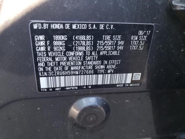 3CZRU6H59HM727686 Honda HR-V EX