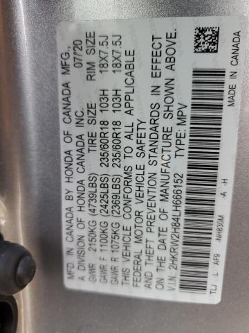 2HKRW2H84LH666152 Honda CR-V EXL