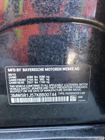 3MW5R1J57K8B00744 BMW 330I