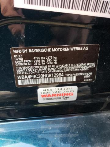 WBA4F9C38HG812964 BMW 430xi Gran Coupe