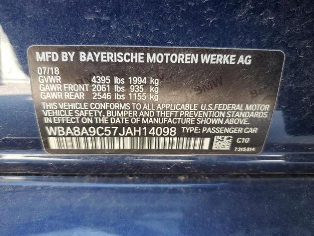 WBA8A9C57JAH14098 BMW 320 I
