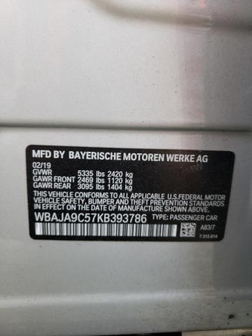 WBAJA9C57KB393786 BMW 530e