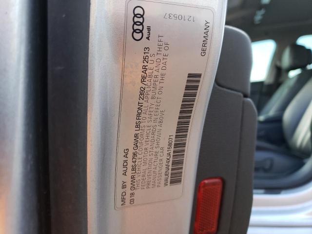WAUENAF4XJA158071 Audi A4 Premium Plus
