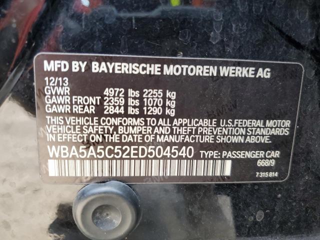 WBA5A5C52ED504540 BMW 528 I