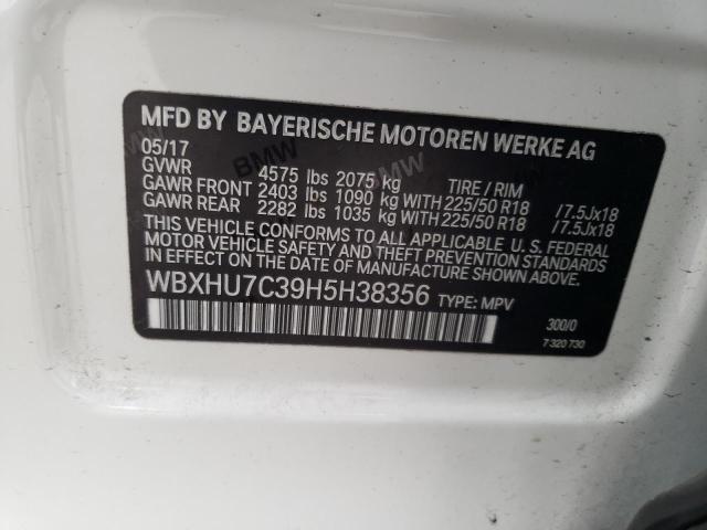 WBXHU7C39H5H38356 BMW X1 Sdrive28i