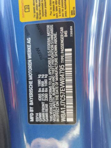 WBA1J7C57EVW84795 BMW M235I