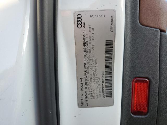 WAUENCF52JA090580 Audi A5 Premium Plus S-line