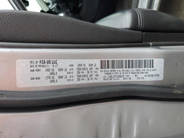 1C4RDJFG7HC906727 Dodge Durango Ssv