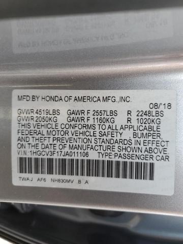 1HGCV3F17JA011106 Honda ACCORD HYBRID