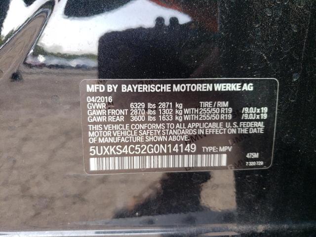 5UXKS4C52G0N14149 BMW X5 Xdrive35d