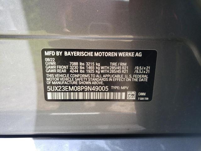 5UX23EM08P9N49005 BMW X7 Xdrive40i