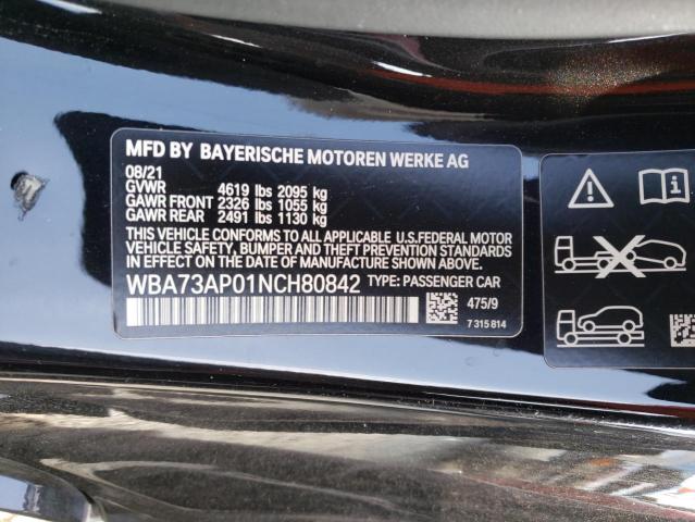 WBA73AP01NCH80842 BMW 430xi