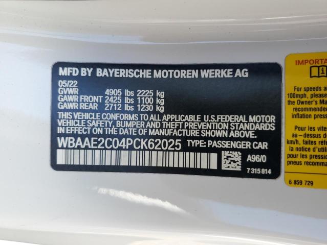 WBAAE2C04PCK62025 BMW 840i