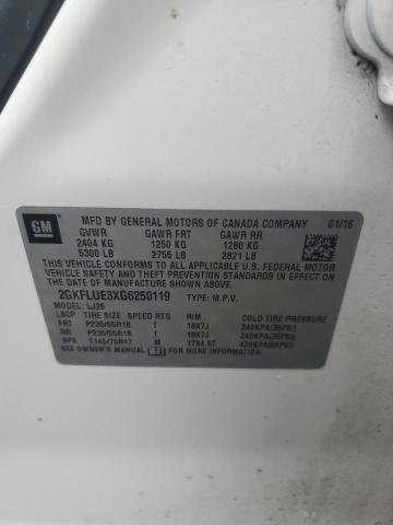 2GKFLUE3XG6250119 GMC Terrain Slt