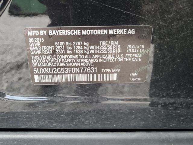 5UXKU2C53F0N77631 BMW X6 Xdrive35i