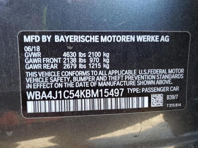 WBA4J1C54KBM15497 BMW 430i Gran Coupe