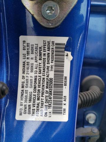 19XZE4F56KE025000 Honda INSIGHT EX