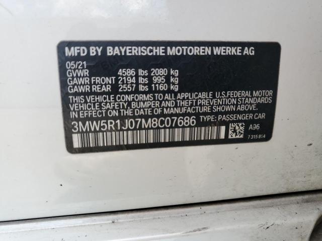 3MW5R1J07M8C07686 BMW 330I