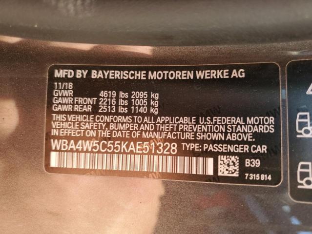 WBA4W5C55KAE51328 BMW 430xi