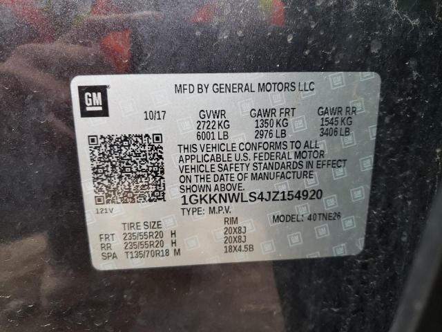 1GKKNWLS4JZ154920 GMC Acadia Slt-2