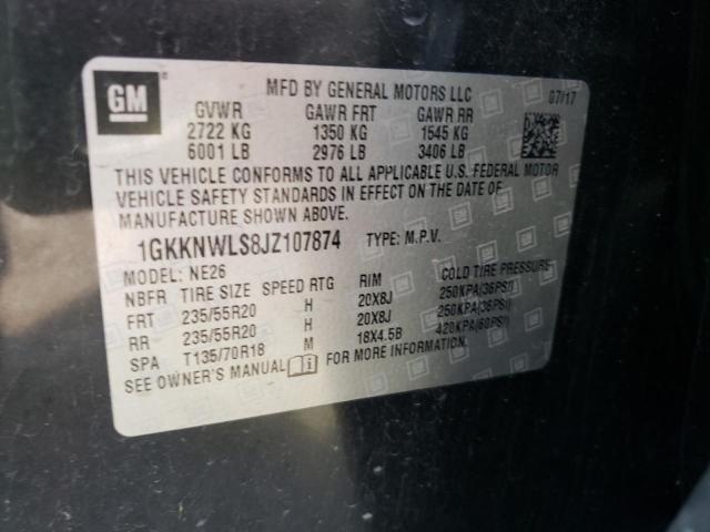 1GKKNWLS8JZ107874 GMC Acadia Slt-2