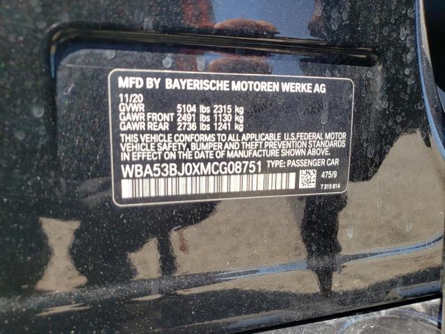 WBA53BJ0XMCG08751 BMW 540 I
