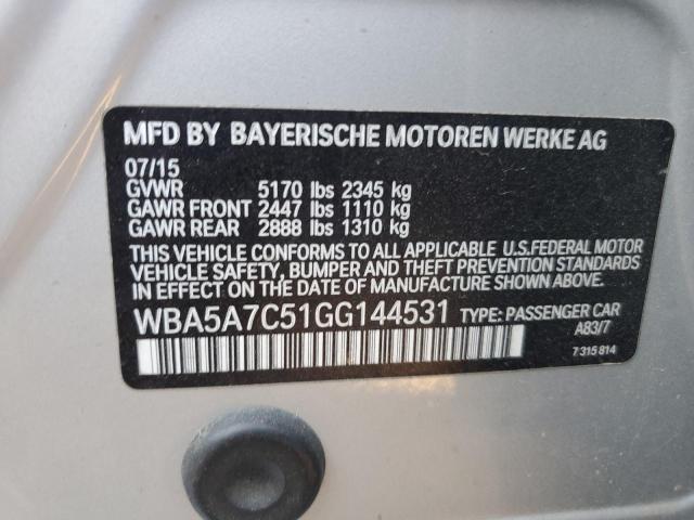 WBA5A7C51GG144531 BMW 528 XI