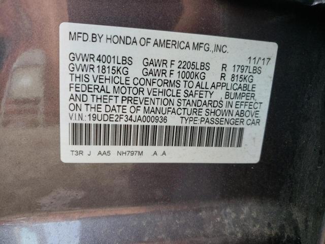 19UDE2F34JA000936 Acura Ilx Base Watch Plus