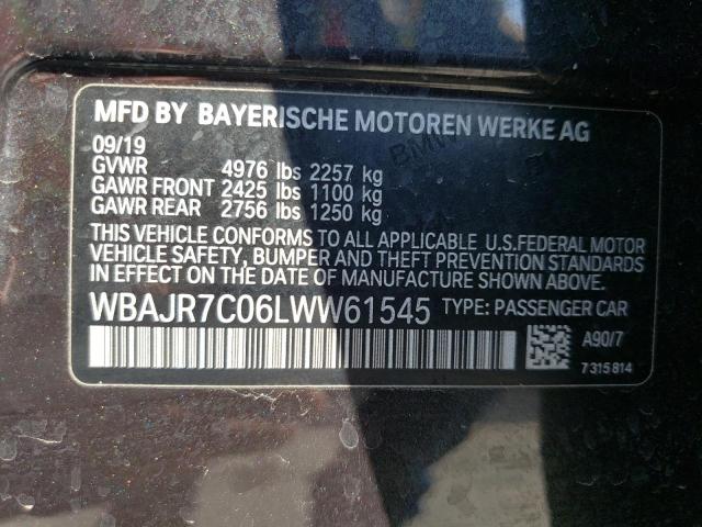 WBAJR7C06LWW61545 BMW 530 XI