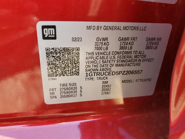 1GTRUCED5PZ206557 GMC Sierra K1500 Elevation