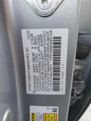 1HGCV1F34LA155771 Honda Accord Sport