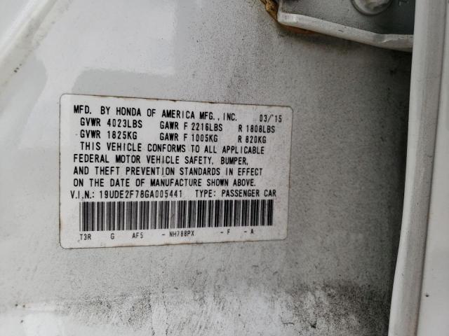 19UDE2F78GA005441 Acura Ilx Premium