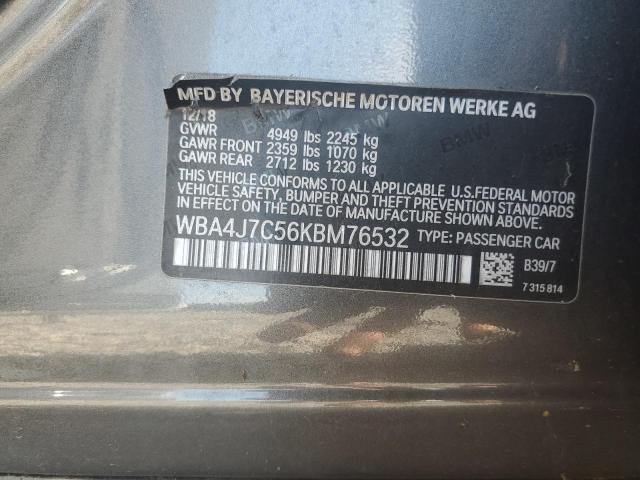 WBA4J7C56KBM76532 BMW 440xi Gran Coupe