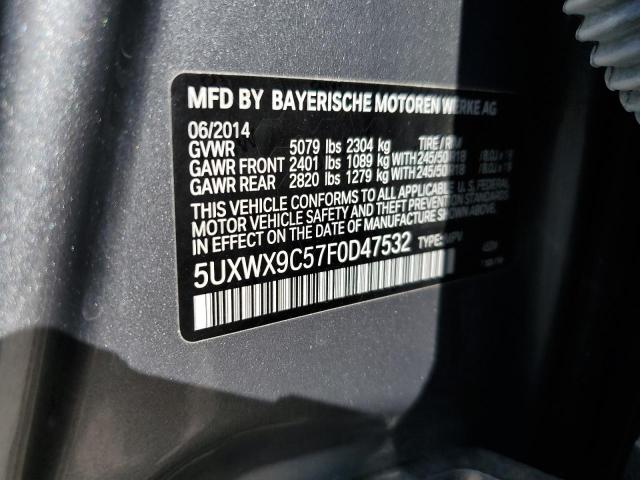 5UXWX9C57F0D47532 BMW X3 Xdrive28i
