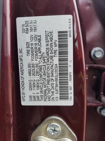 5J8TB4H58GL030324 Acura Rdx Technology